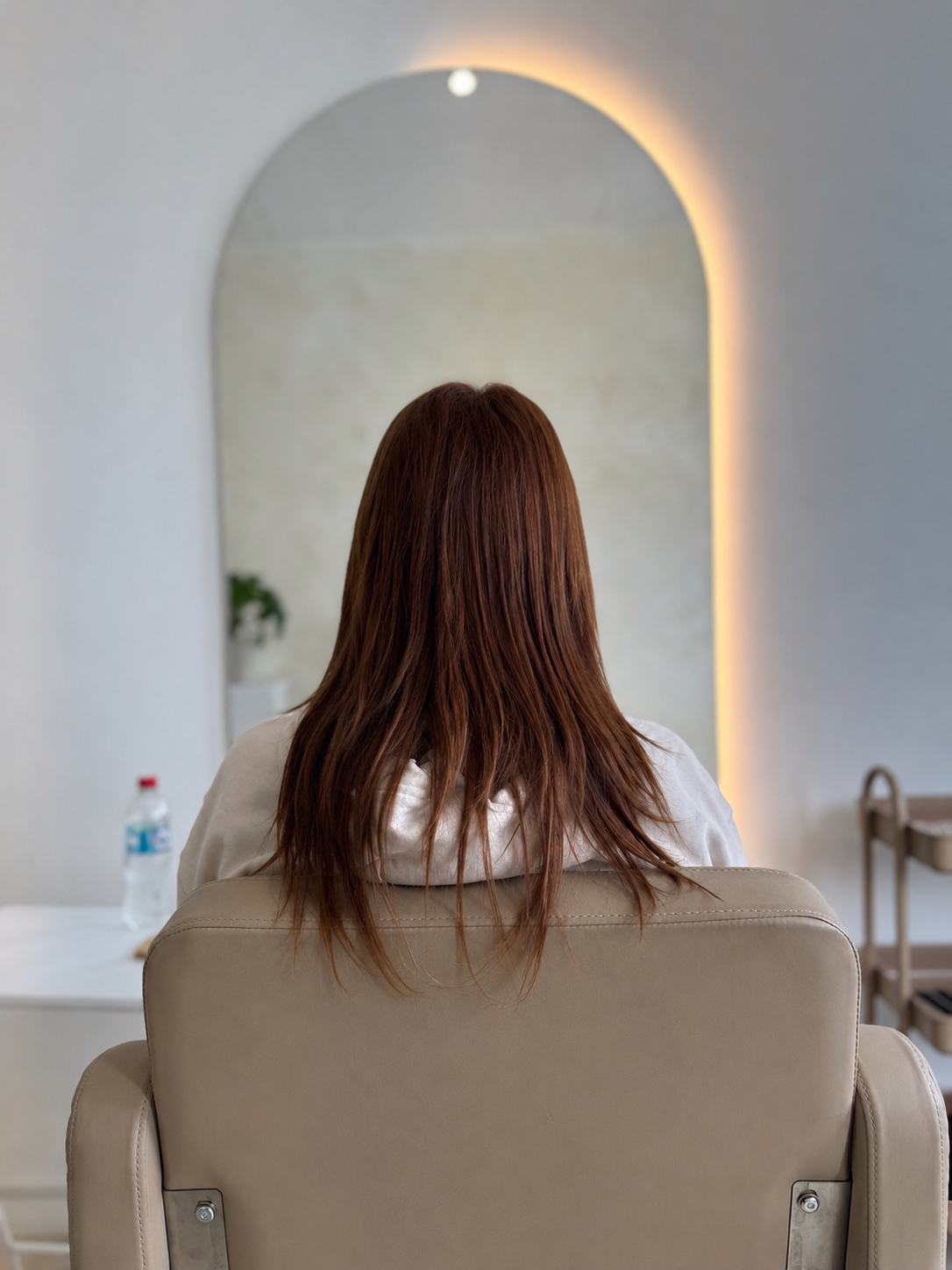 Antes extensiones Déesse
