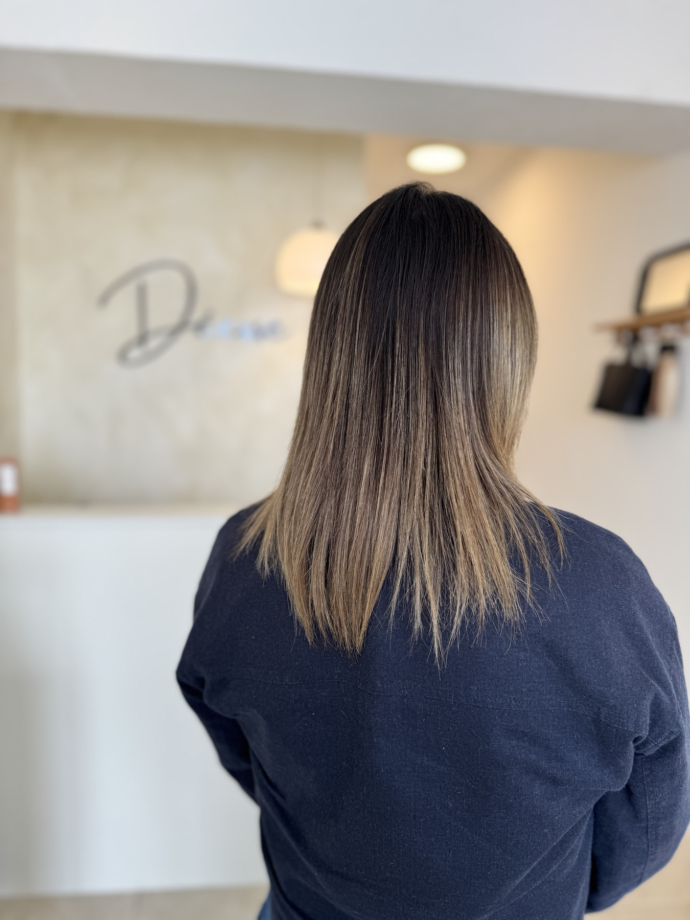 Antes extensiones Déesse