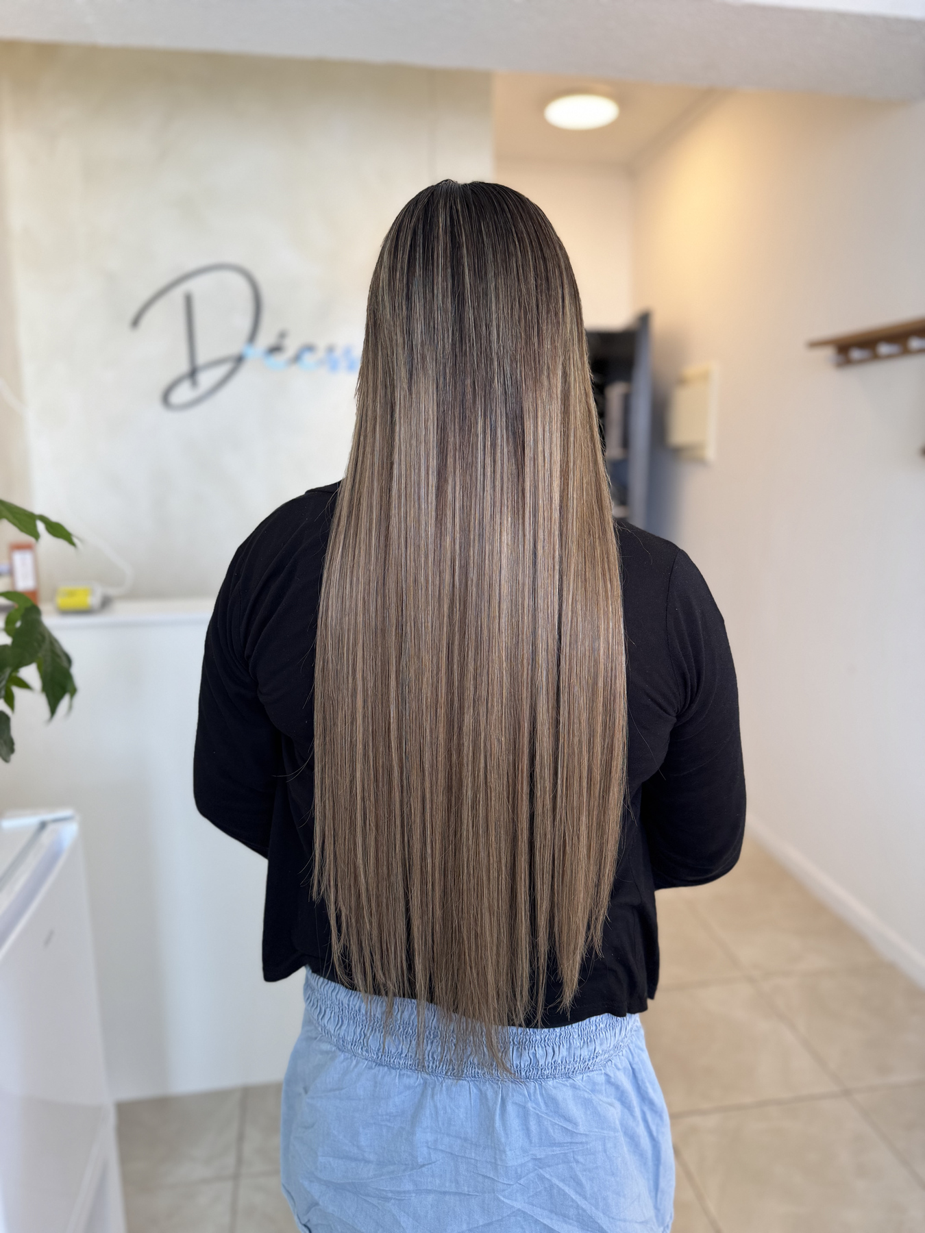 Después extensiones Déesse