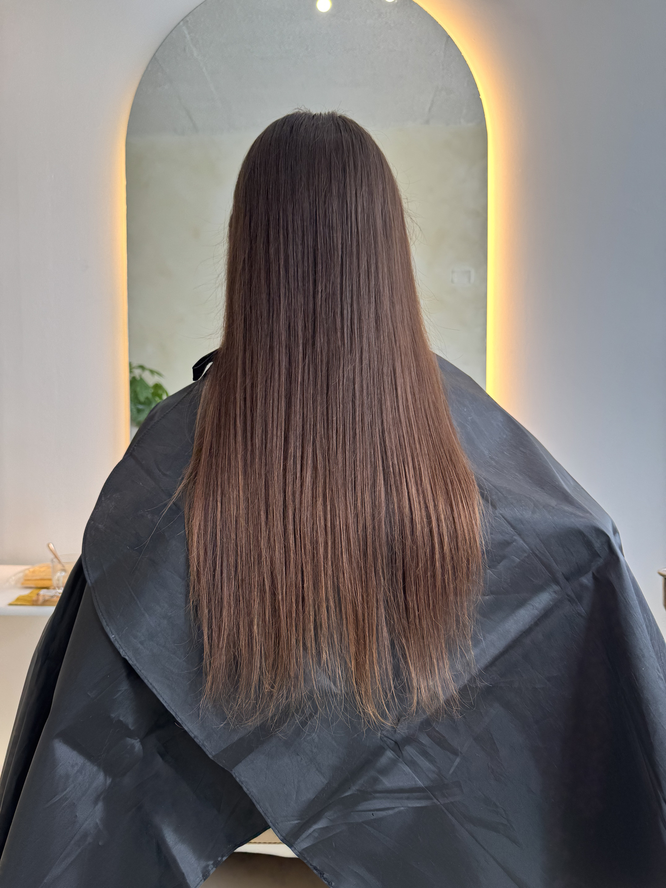 Antes extensiones Déesse